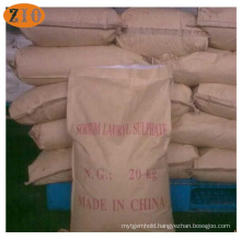 Bulk food grade sodium lauryl sulfate sls powder 99% MSDS supplier